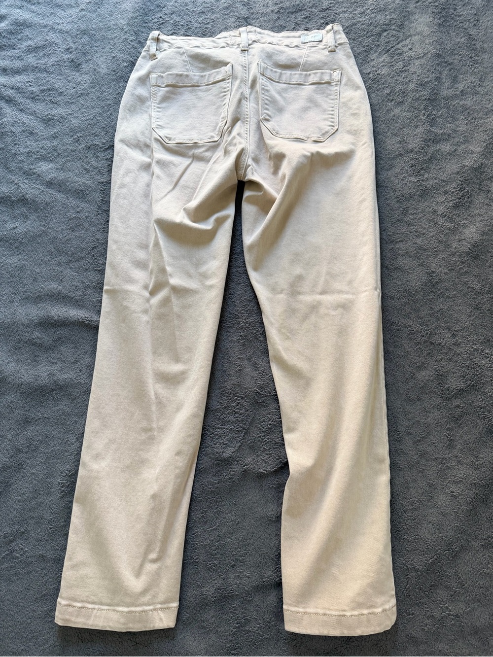 Paige Mayslie Straight Ankle Pant Mid Rose Vintage Warm Sand Sz 27 - Picture 8 of 11